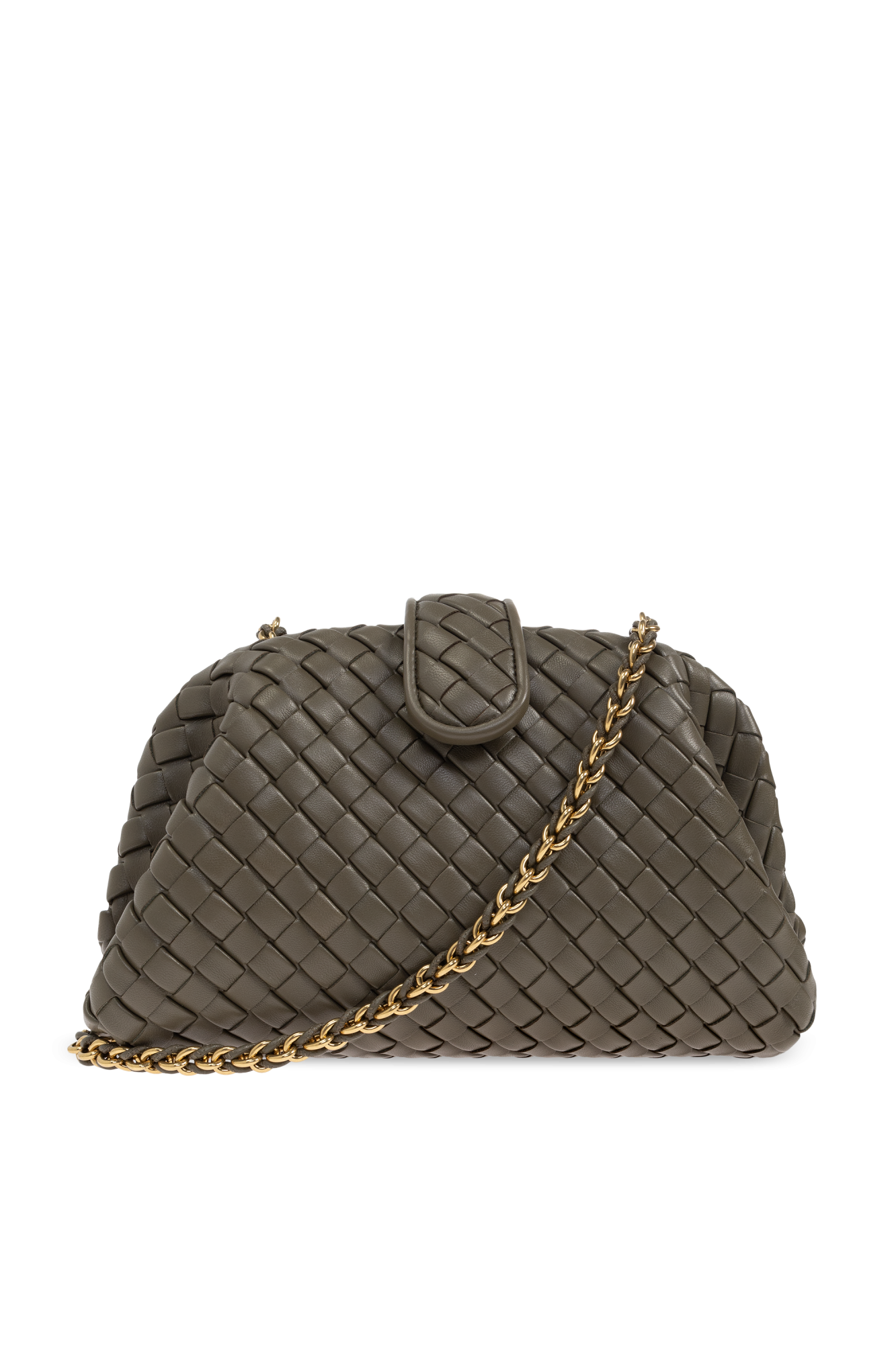 クラッチバッグ Bottega Veneta Clutch Lauren 1980 Piccola In Pelle Bottega Veneta Lauren 1980 Mini Clutch Bag with Chain Strap